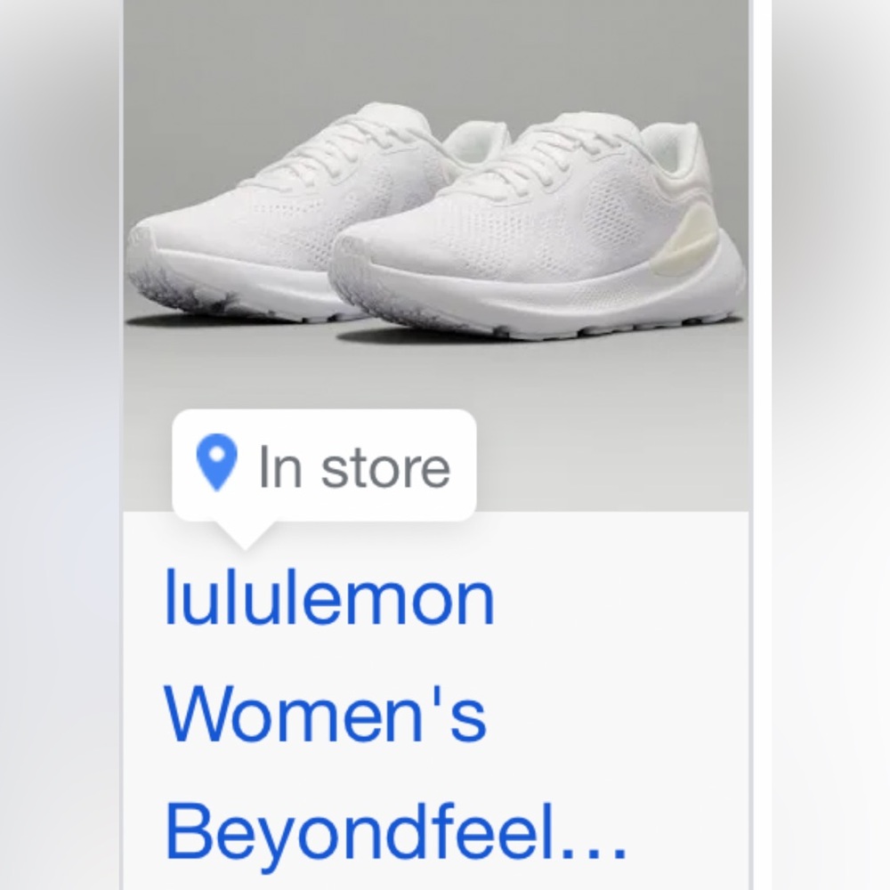 Lululemon Women's Blissfeel Running Shoe - Cream and Purple - Picture 4 of 12